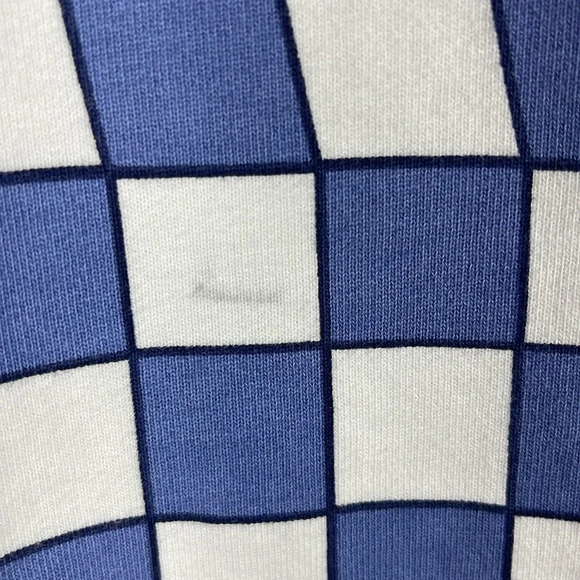 Petals and Peacock/ Checkerboard Crewneck sweatshirt Sz XL - Picture 7 of 11